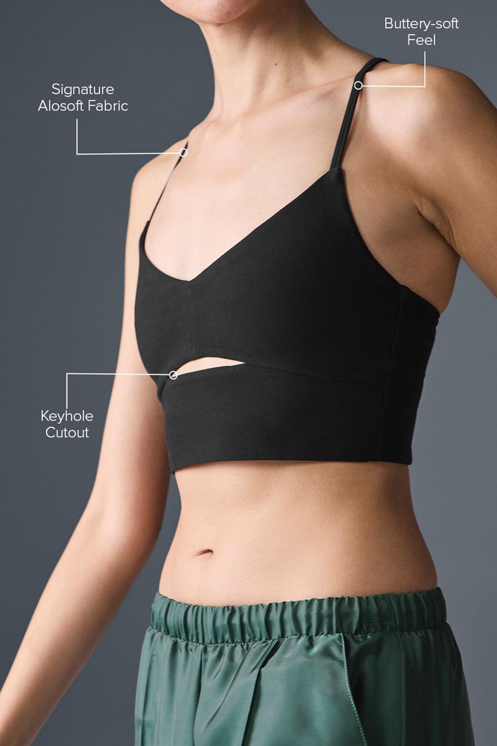 Sujetador Deportivo Alo Yoga Alosoft Highlight Mujer Negros | Mexico  OCQ-749251