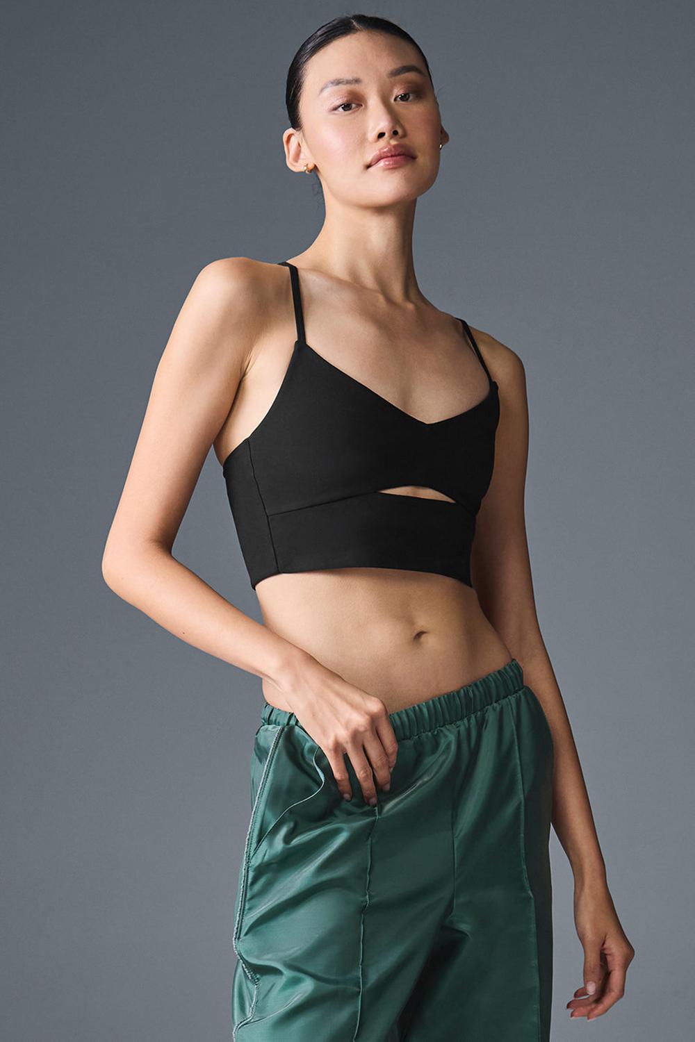 Sujetador Deportivo Alo Yoga Alosoft Highlight Mujer Negros | Mexico  OCQ-749251