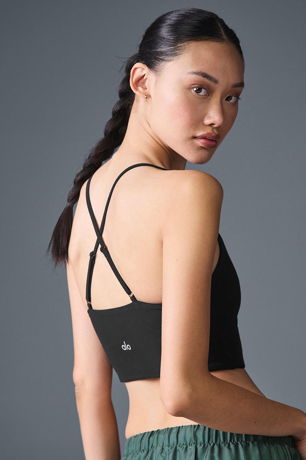 Sujetador Deportivo Alo Yoga Alosoft Highlight Mujer Negros | Mexico  OCQ-749251