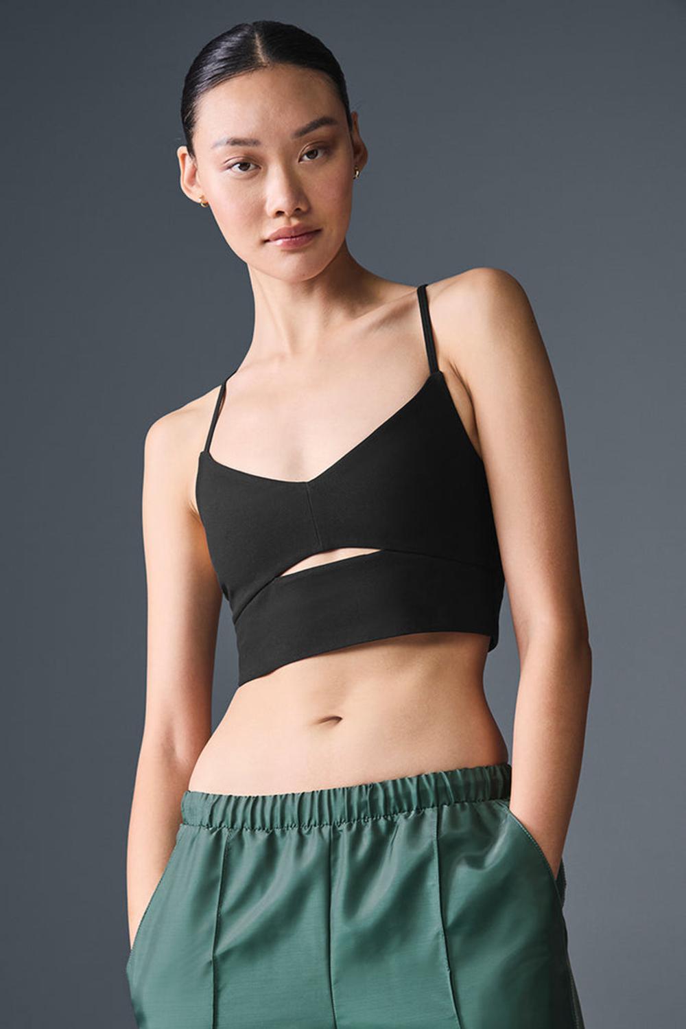 Sujetador Deportivo Alo Yoga Alosoft Highlight Mujer Negros | Mexico  OCQ-749251