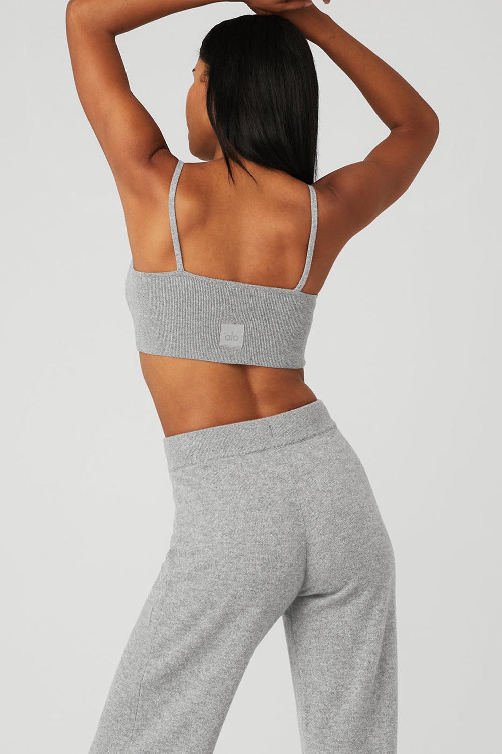 Sujetador Deportivo Alo Yoga Cashmere Jet Set Mujer Grises | Mexico  UYK-425036
