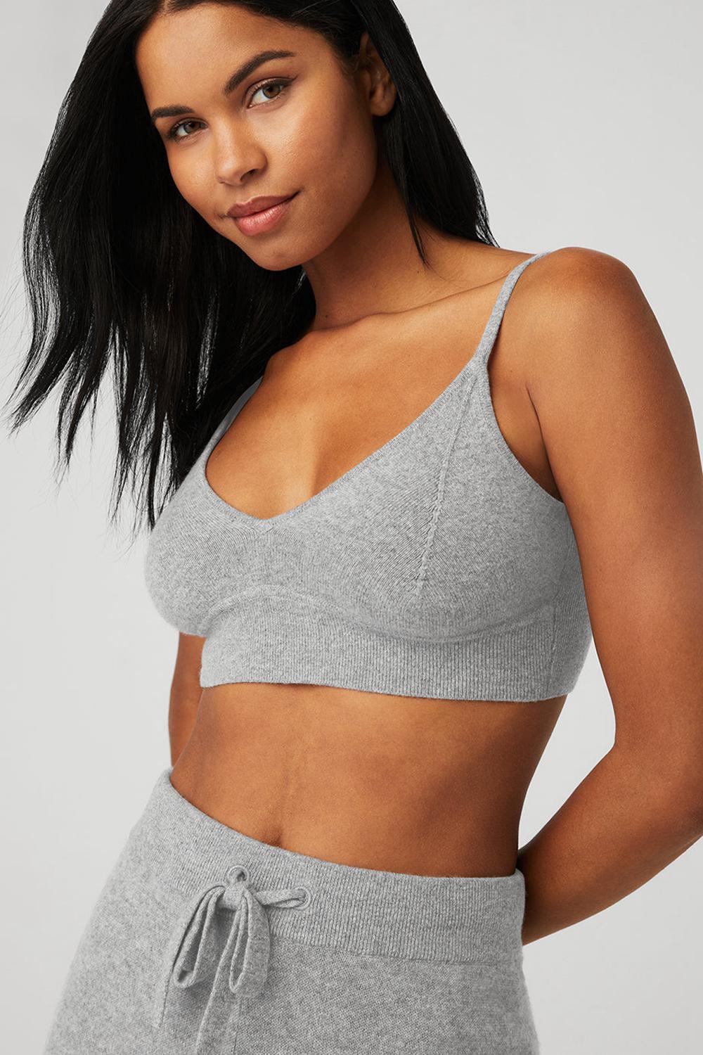 Sujetador Deportivo Alo Yoga Cashmere Jet Set Mujer Grises | Mexico  UYK-425036