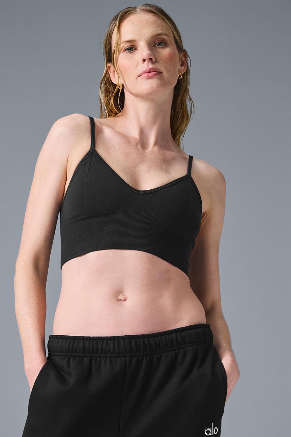 Sujetador Deportivo Alo Yoga Delightlette Mujer Negros | Mexico  RYV-620715