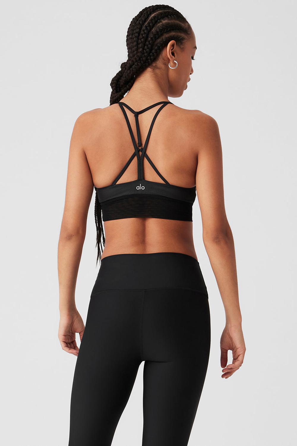 Sujetador Deportivo Alo Yoga Lavish Mujer Negros Negros | Mexico  CZP-490632