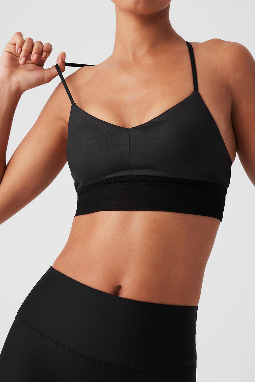 Sujetador Deportivo Alo Yoga Lavish Mujer Negros Negros | Mexico  CZP-490632