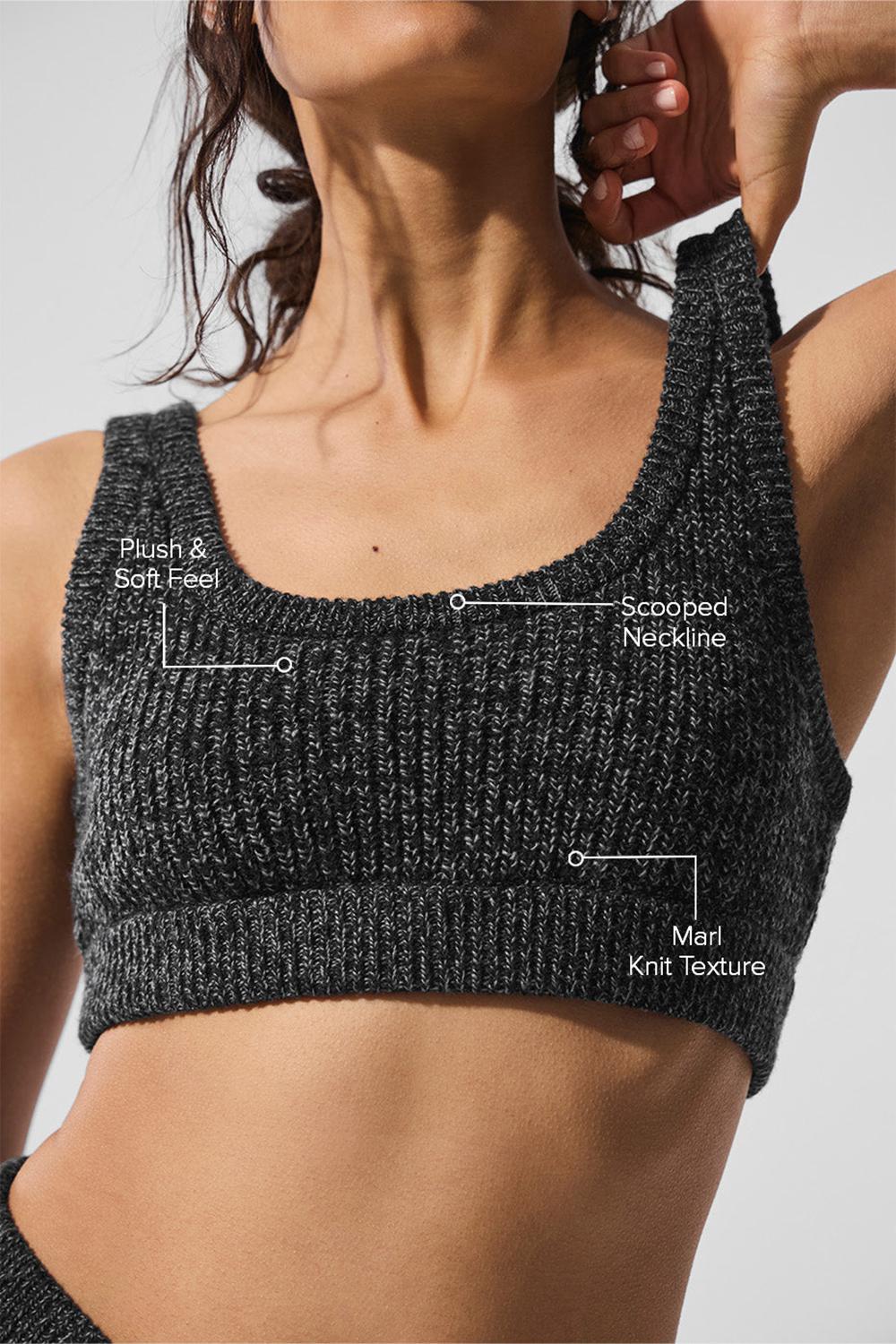 Sujetador Deportivo Alo Yoga Marl Sweater Mujer Negros | Mexico  HTG-138694