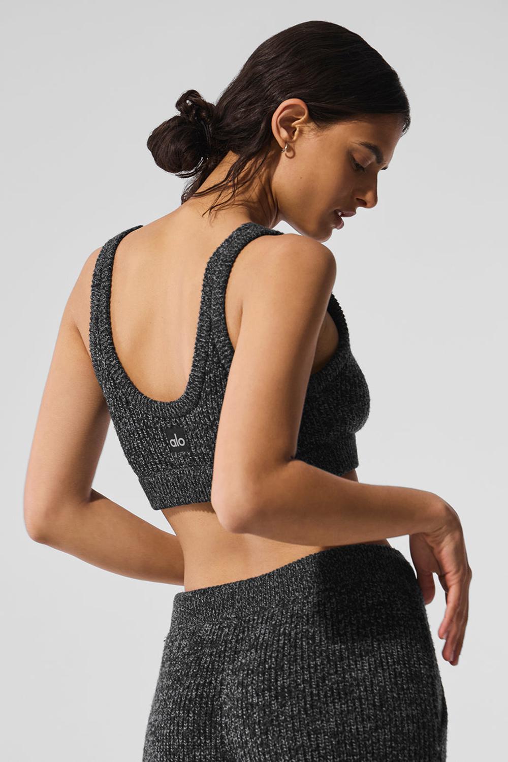 Sujetador Deportivo Alo Yoga Marl Sweater Mujer Negros | Mexico  HTG-138694