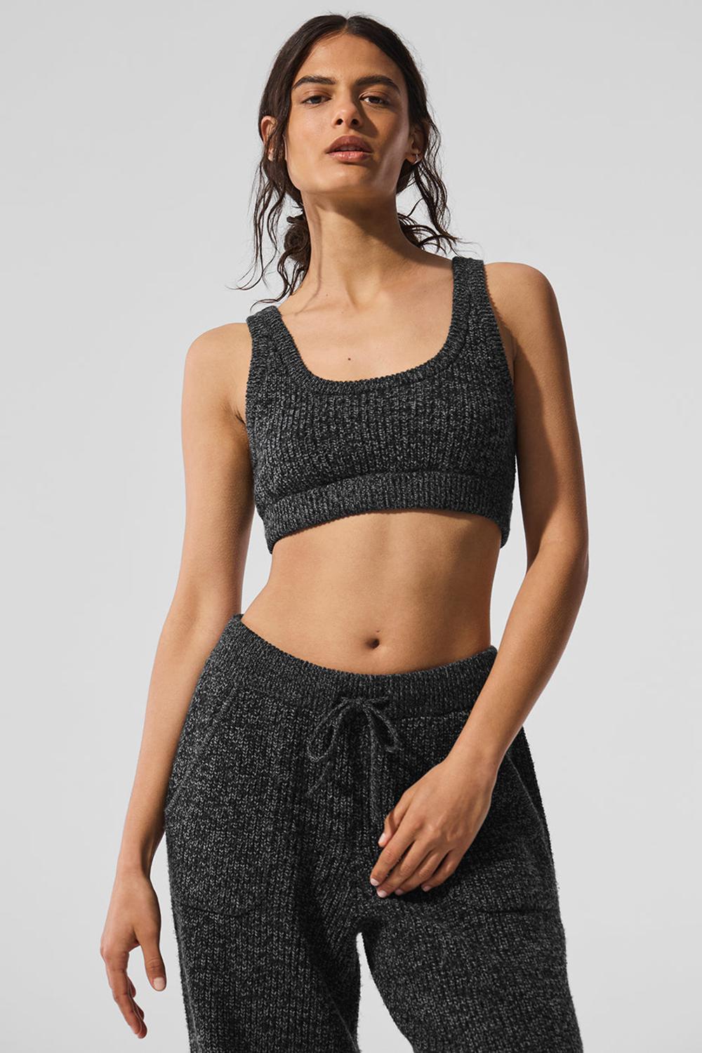 Sujetador Deportivo Alo Yoga Marl Sweater Mujer Negros | Mexico  HTG-138694
