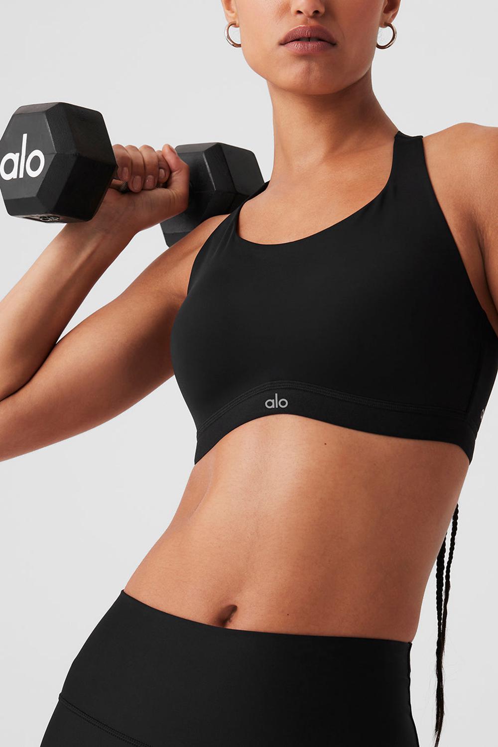 Sujetador Deportivo Alo Yoga Power Move High Impact Mujer Negros | Mexico  XRO-791680