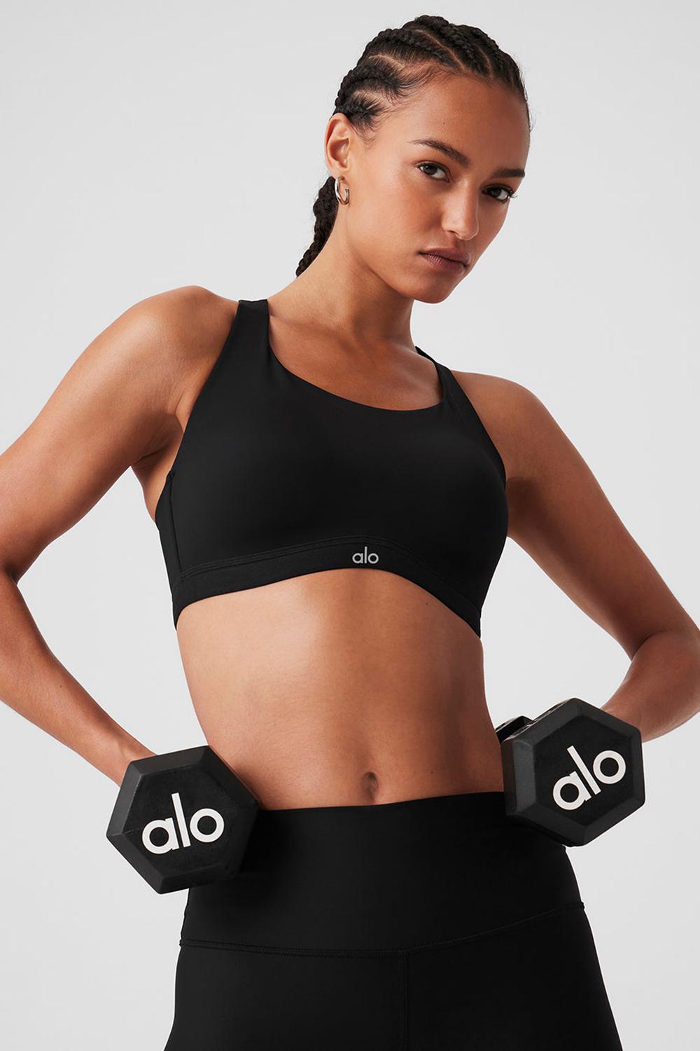 Sujetador Deportivo Alo Yoga Power Move High Impact Mujer Negros | Mexico  XRO-791680