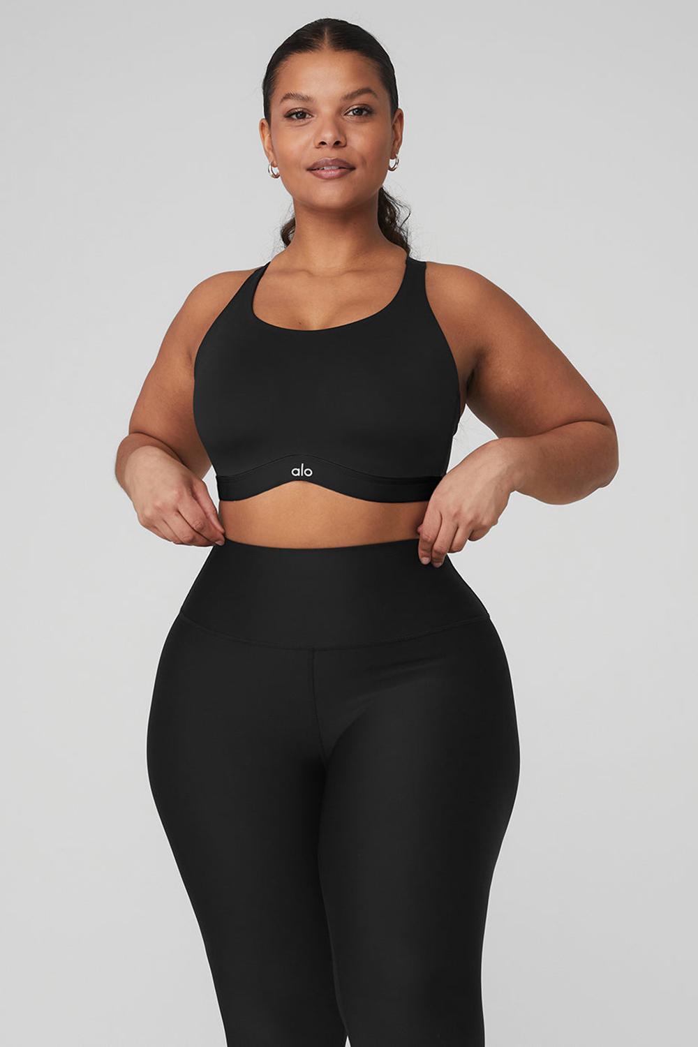 Sujetador Deportivo Alo Yoga Power Move High Impact Mujer Negros | Mexico  XRO-791680