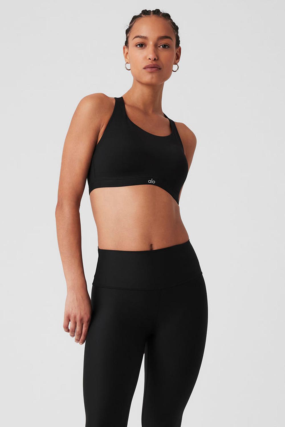 Sujetador Deportivo Alo Yoga Power Move High Impact Mujer Negros | Mexico  XRO-791680