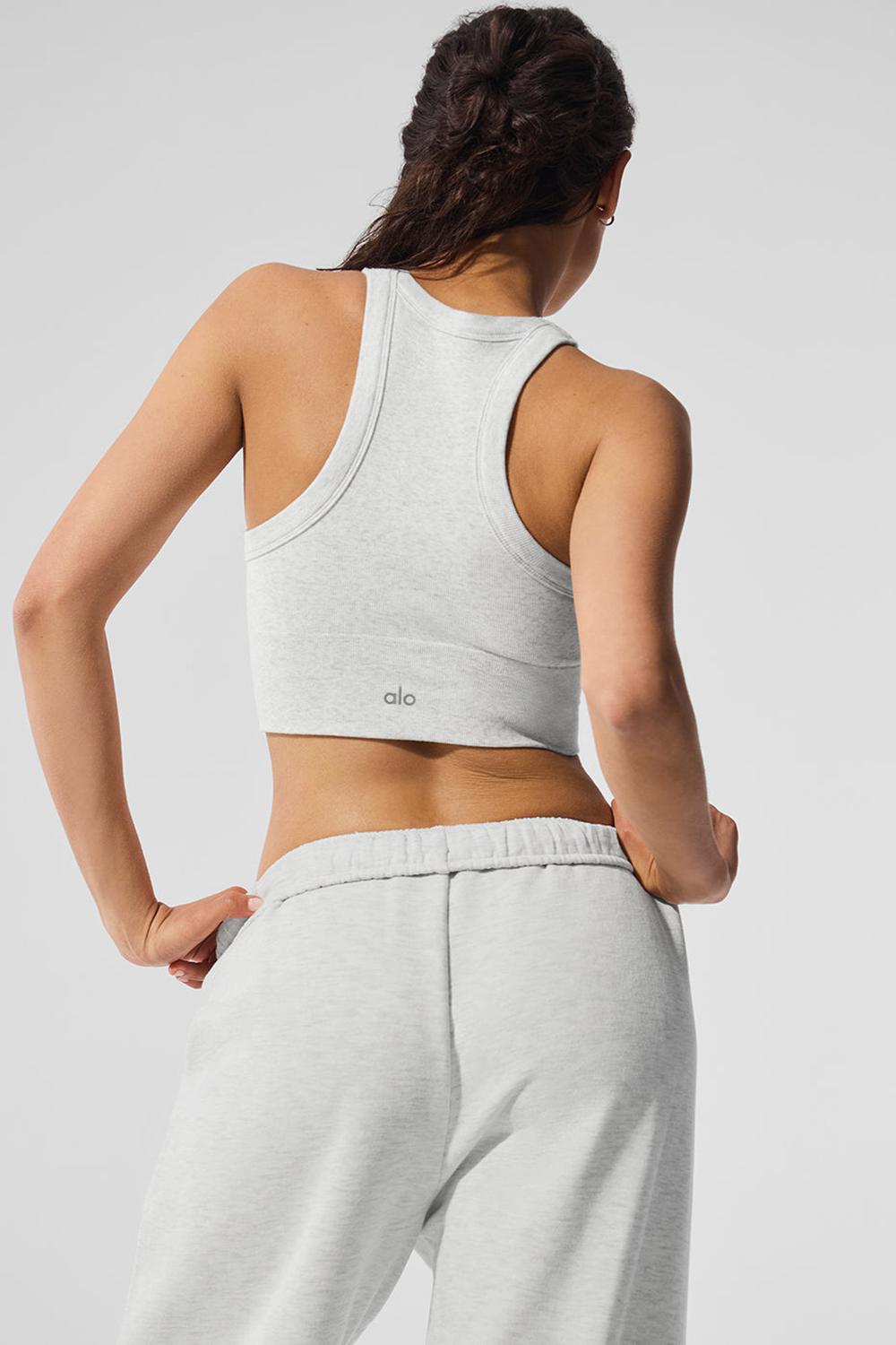 Sujetador Deportivo Alo Yoga Seamless Delight High Neck Mujer Blancos | Mexico  RFD-586207