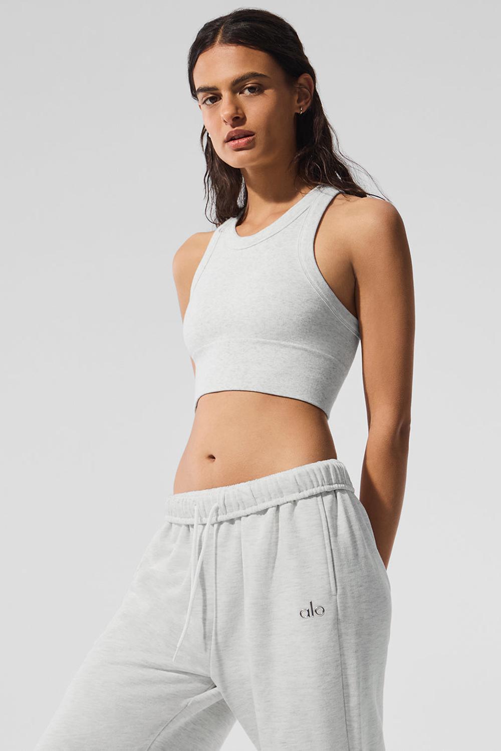 Sujetador Deportivo Alo Yoga Seamless Delight High Neck Mujer Blancos | Mexico  RFD-586207