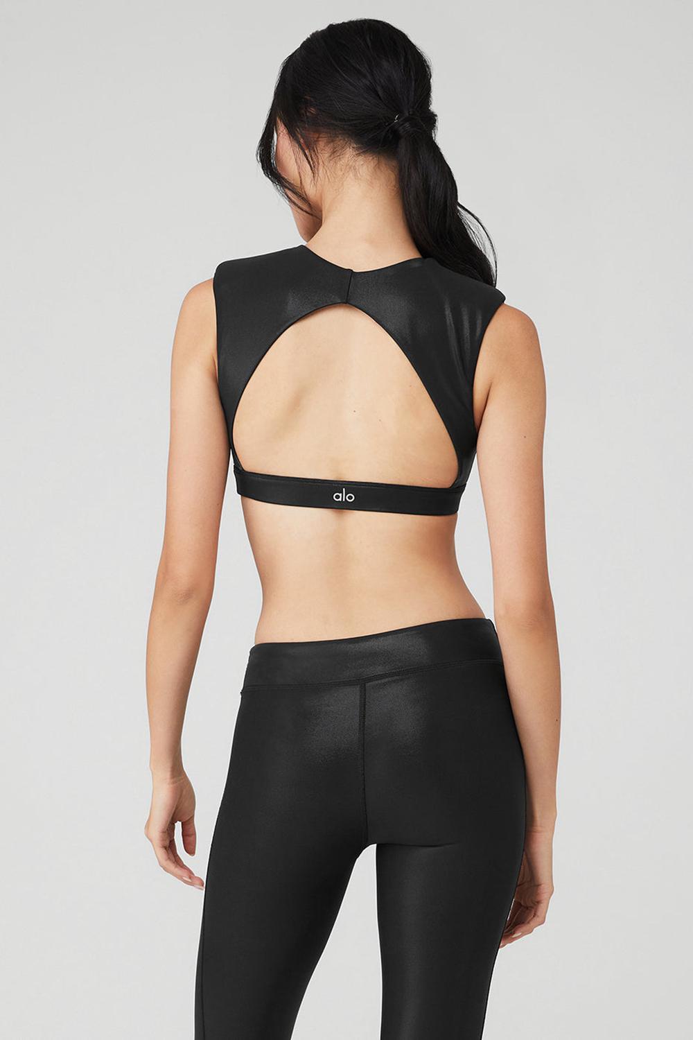 Sujetador Deportivo Alo Yoga Super Shine Flash Mujer Negros | Mexico  WNJ-172508