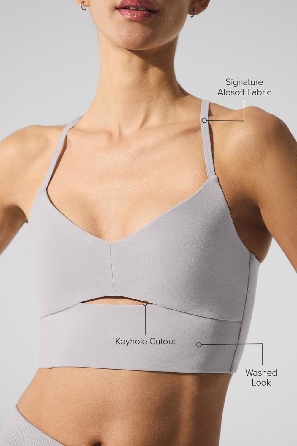 Sujetador Deportivo Alo Yoga Washed Alosoft Highlight Mujer Grises Azules | Mexico  KRF-615427