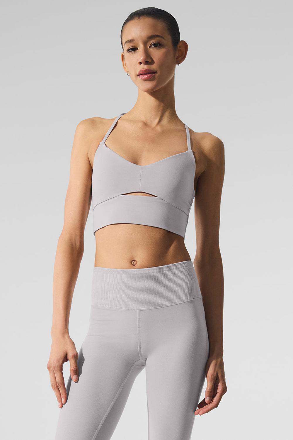 Sujetador Deportivo Alo Yoga Washed Alosoft Highlight Mujer Grises Azules | Mexico  KRF-615427