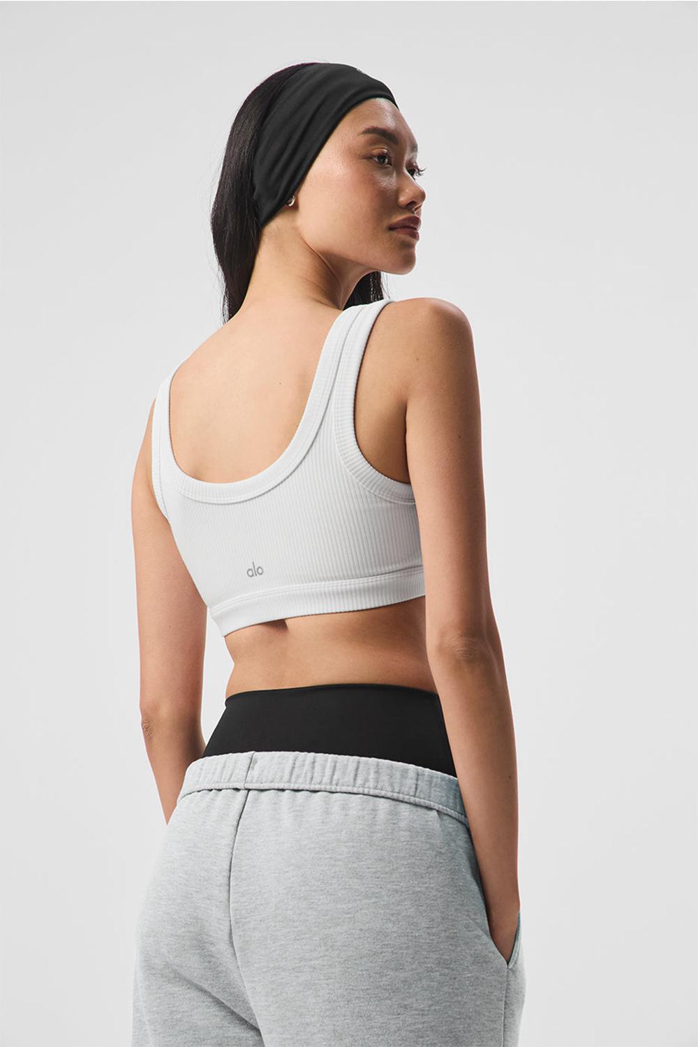 Sujetador Deportivo Alo Yoga Wellness Mujer Blancos | Mexico  SKL-180927