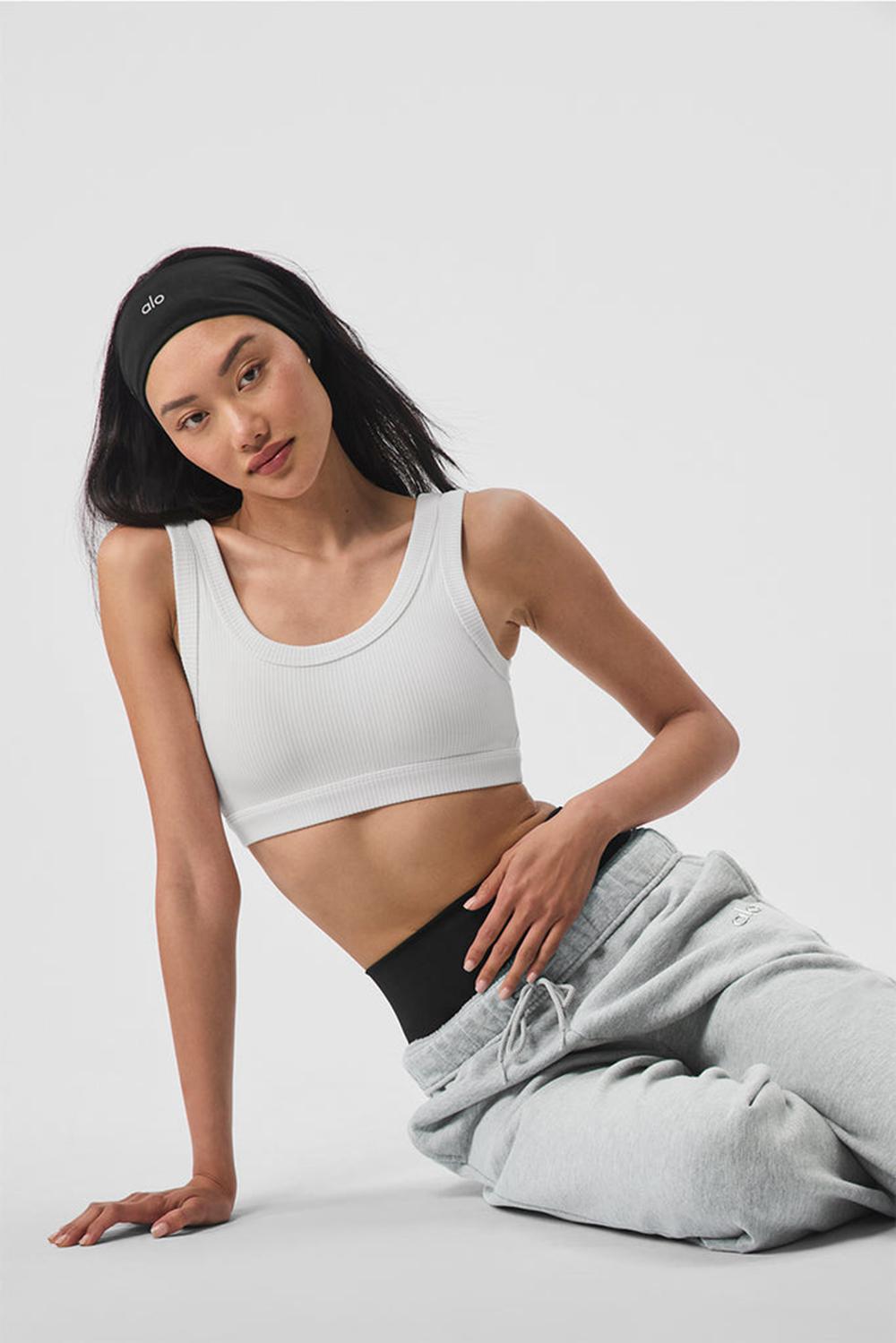 Sujetador Deportivo Alo Yoga Wellness Mujer Blancos | Mexico  SKL-180927