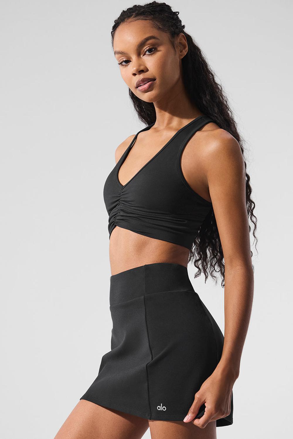 Sujetador Deportivo Alo Yoga Wild Thing Mujer Negros | Mexico  BPT-681037