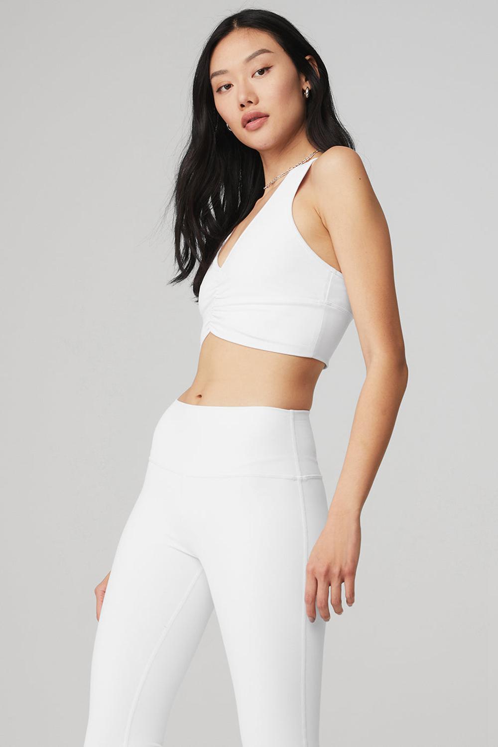 Sujetador Deportivo Alo Yoga Wild Thing Mujer Blancos | Mexico  HKL-496207
