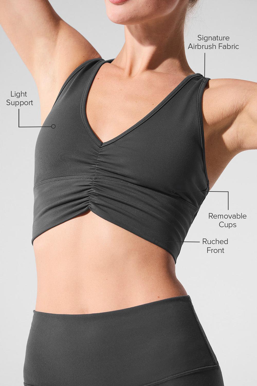 Sujetador Deportivo Alo Yoga Wild Thing Mujer Anthracite | Mexico  KBQ-915687