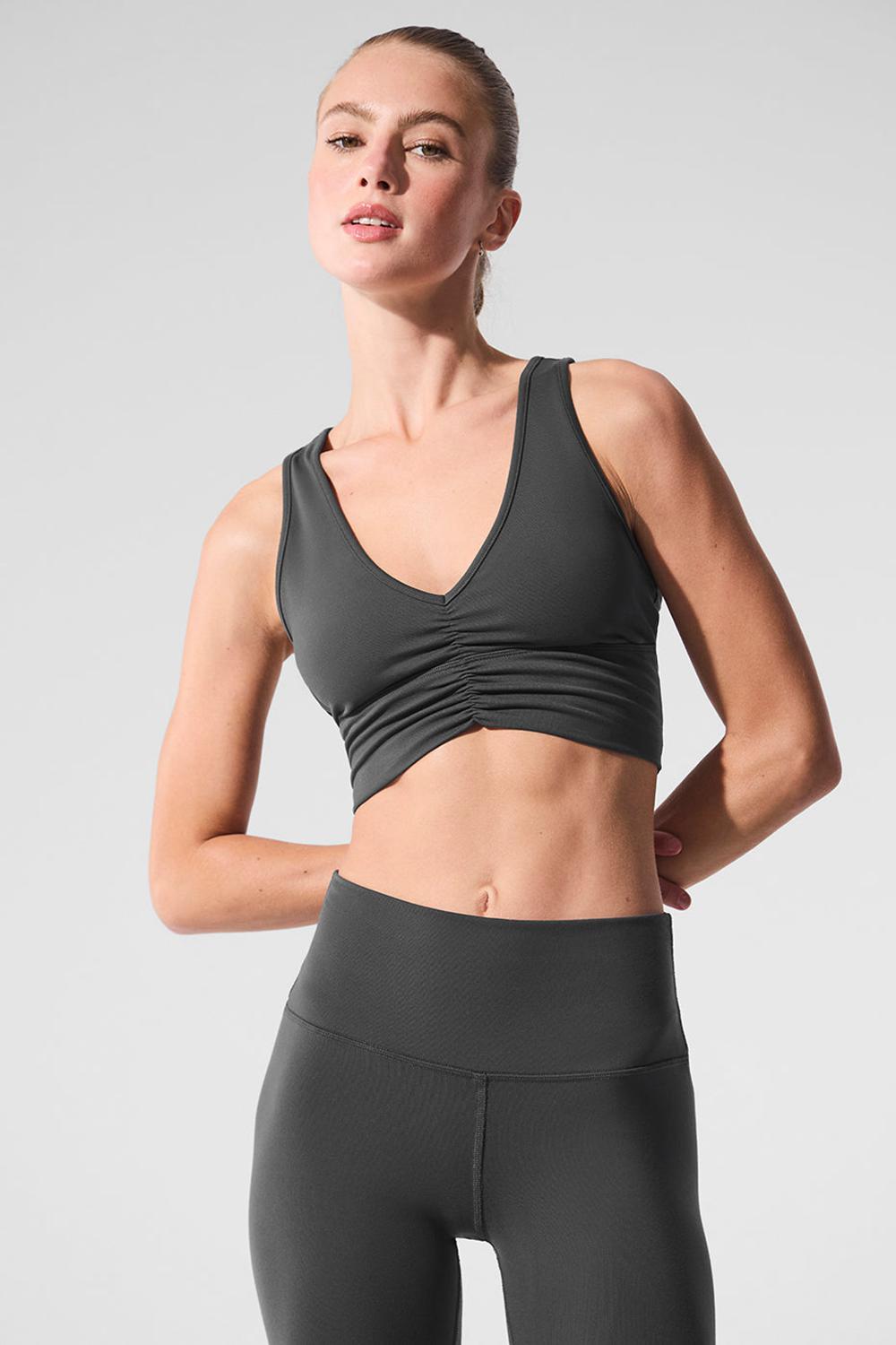 Sujetador Deportivo Alo Yoga Wild Thing Mujer Anthracite | Mexico  KBQ-915687