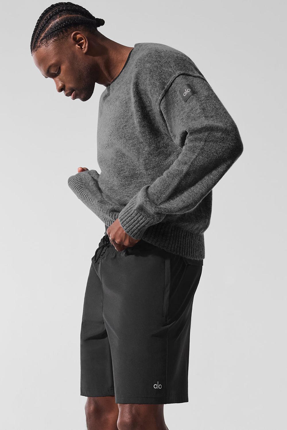 Suéteres Alo Yoga New Class Cashmere Crewneck Hombre Plateadas Grises | Mexico  LYT-530962
