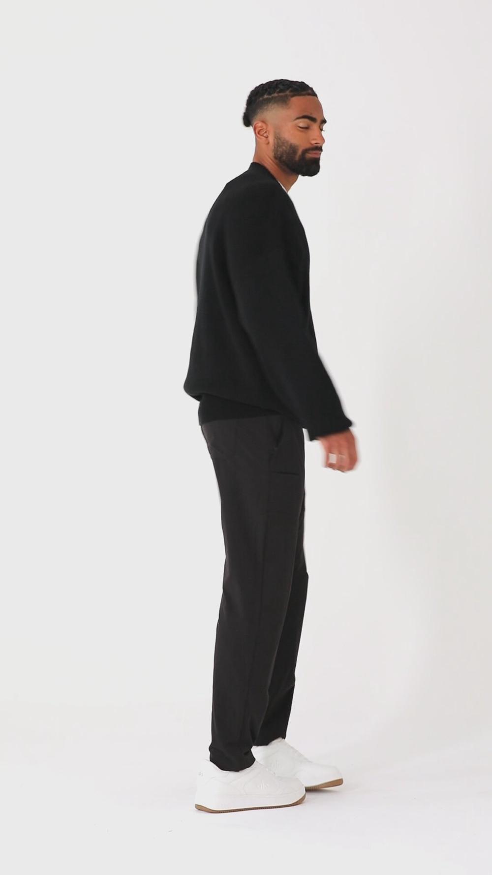 Suéteres Alo Yoga Scholar Crew Neck Hombre Ivory | Mexico  NXJ-452718