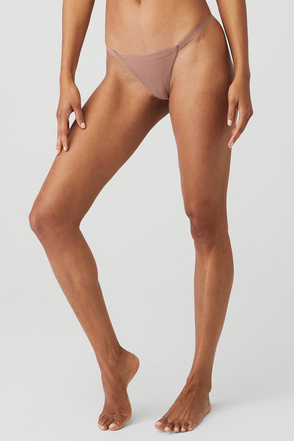 Tanga Alo Yoga Airbrush Invisible String Mujer Smoky Quartz | Mexico  DOG-437259