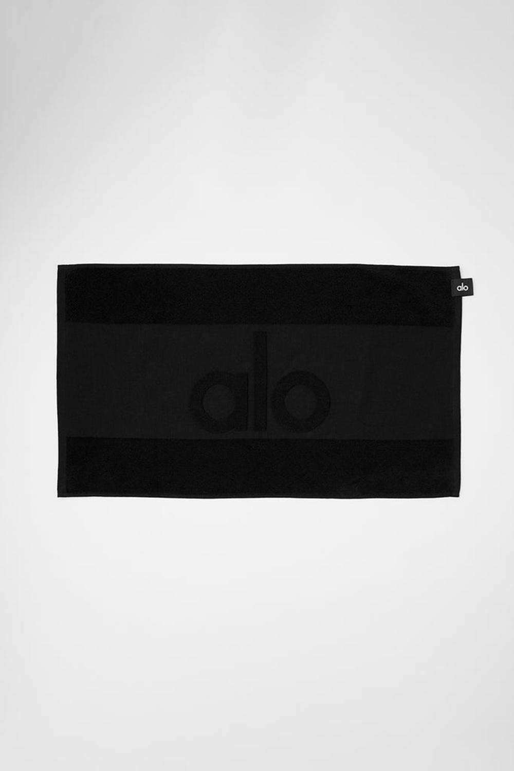 Toalla Alo Yoga Keep It Cool Gym Mujer Negros | Mexico  ZMD-081562