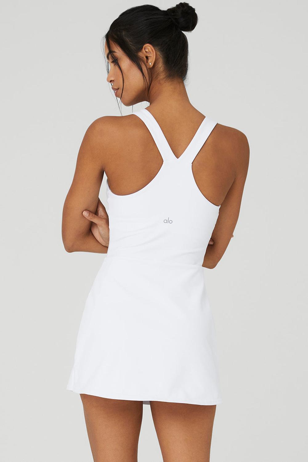 Vestido Alo Yoga Airbrush Real Mujer Blancos | Mexico  APR-625830
