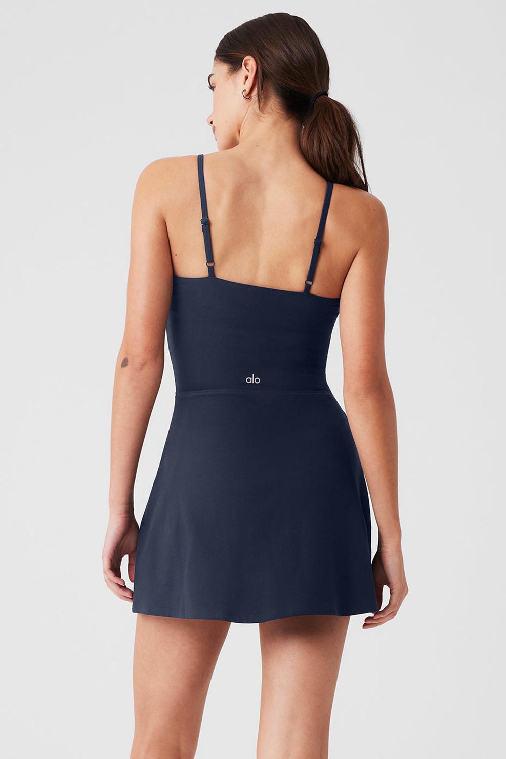Vestido Alo Yoga Alosoft Courtside Tennis Mujer Azul Marino | Mexico  QUX-438259