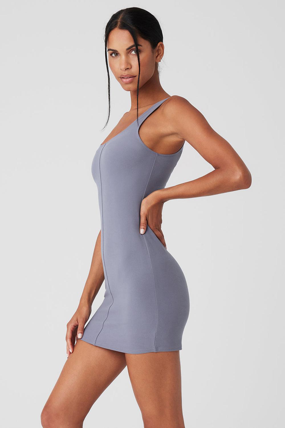 Vestido Alo Yoga Alosoft Head Start Mujer Fog | Mexico  HVE-835091