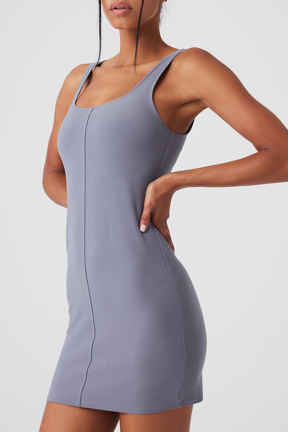 Vestido Alo Yoga Alosoft Head Start Mujer Fog | Mexico  HVE-835091