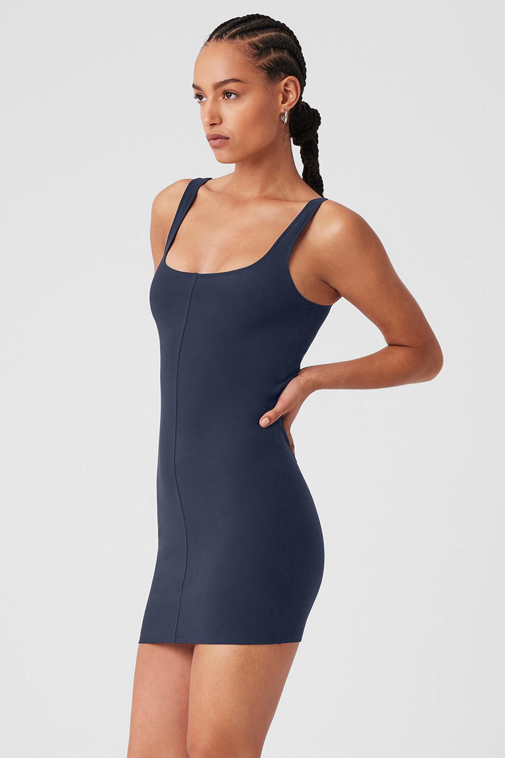 Vestido Alo Yoga Alosoft Head Start Mujer Azul Marino | Mexico  WYU-639128