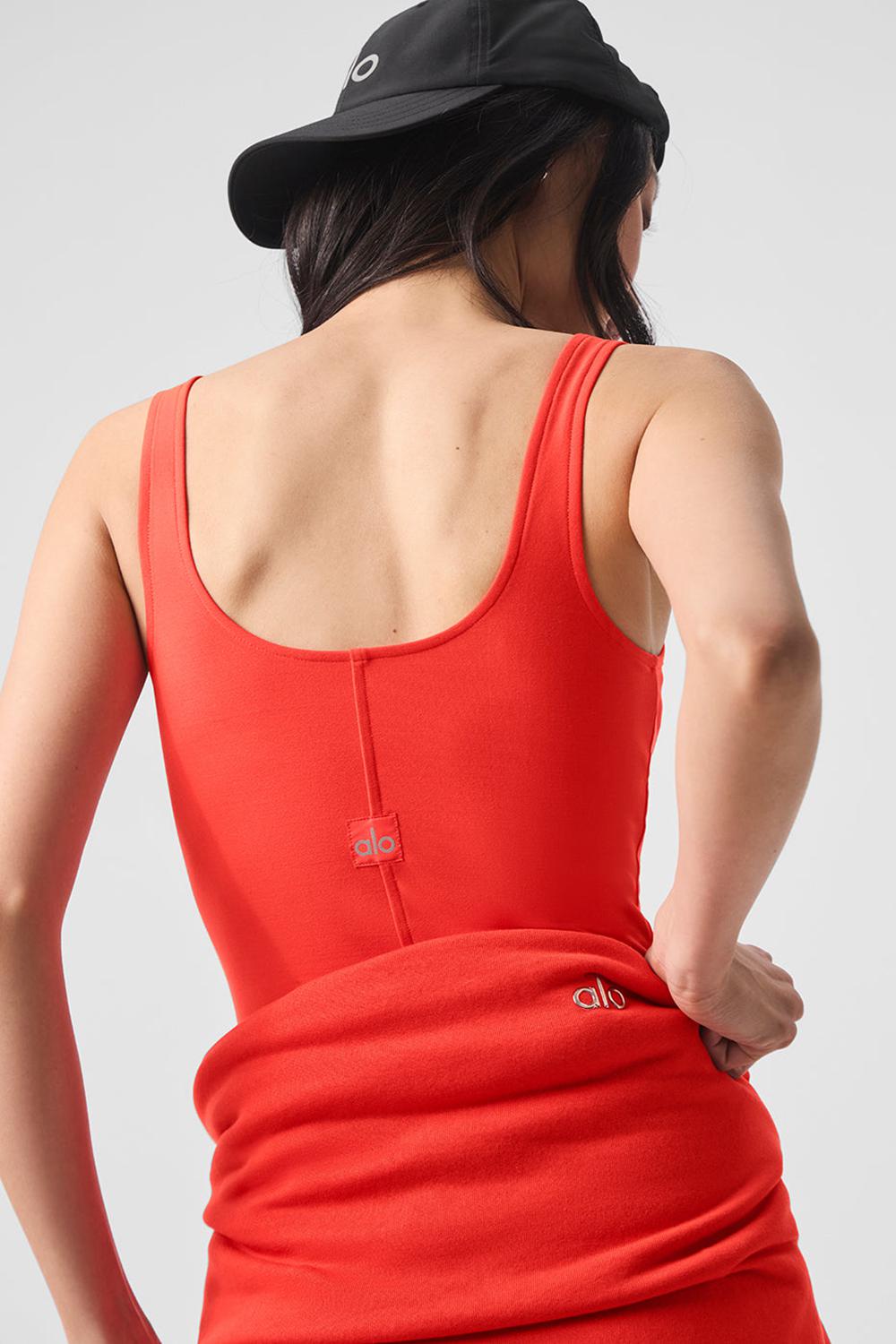 Vestido Alo Yoga Alosoft Head Start Mujer Rojos | Mexico  VZT-463852