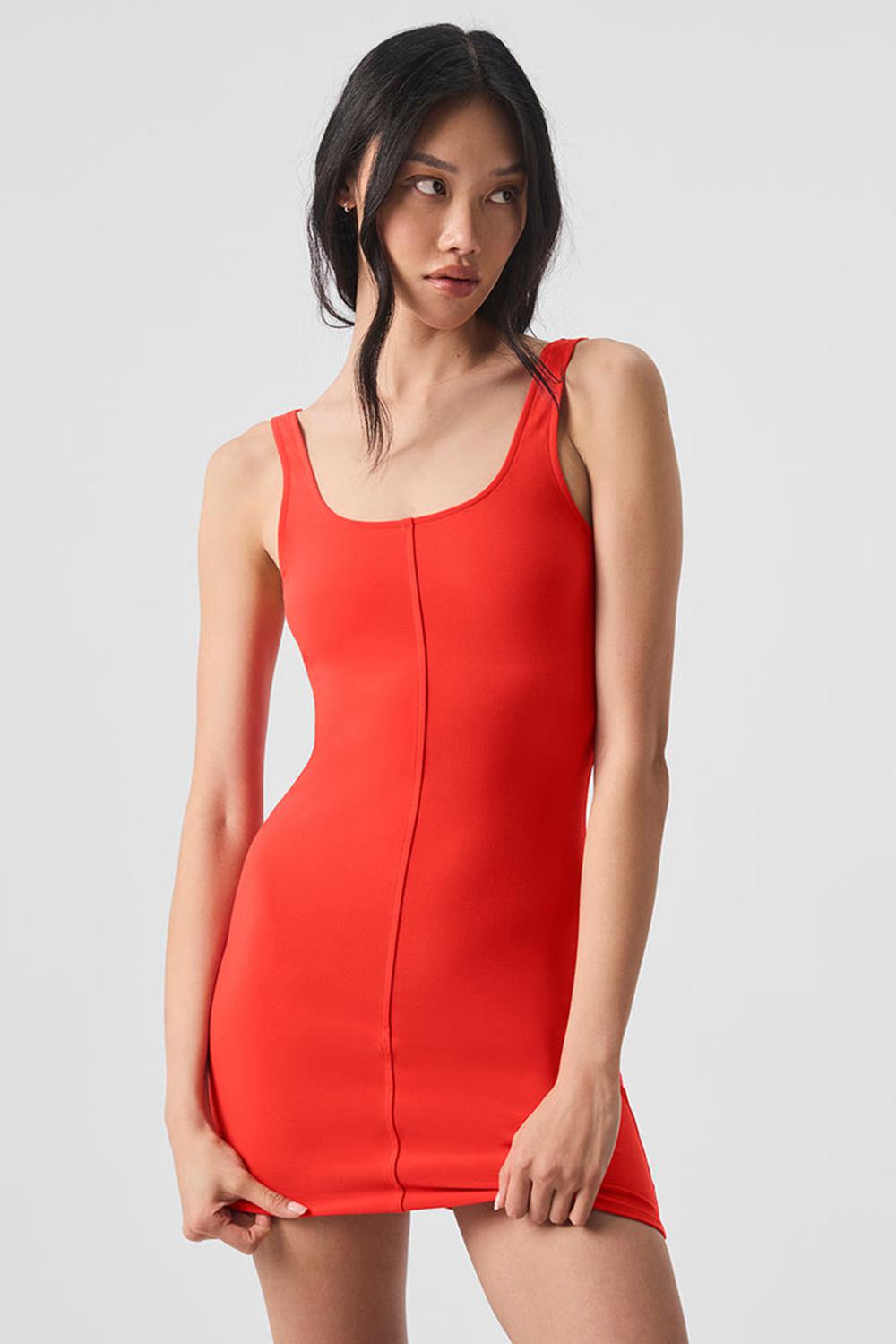 Vestido Alo Yoga Alosoft Head Start Mujer Rojos | Mexico  VZT-463852