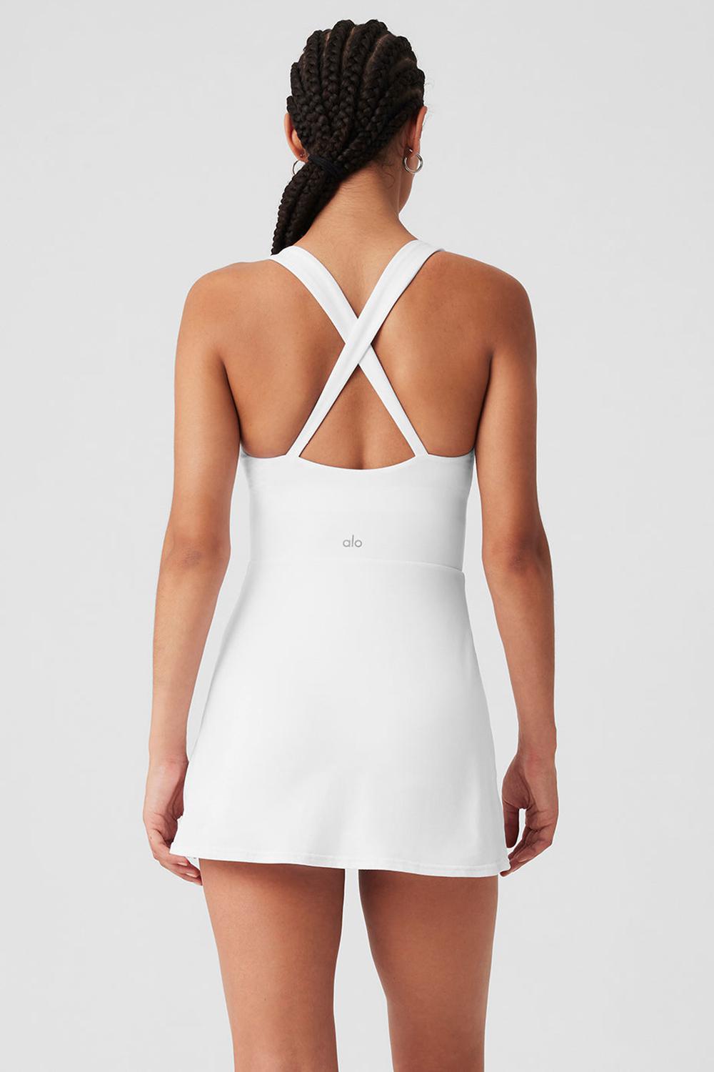 Vestido Alo Yoga Alosoft Showcase Mujer Blancos | Mexico  AOU-174832