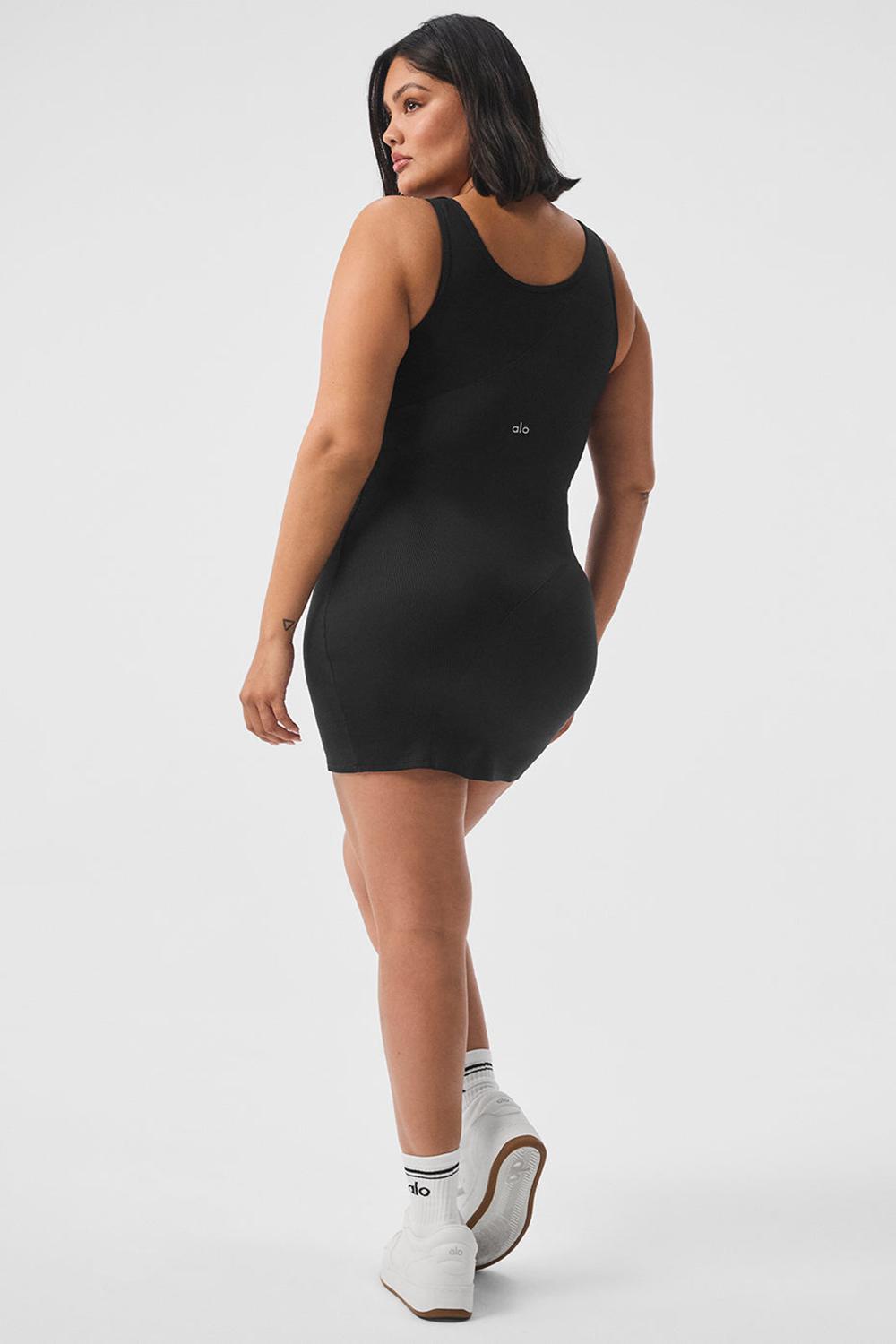 Vestido Alo Yoga Alosoft Sunbeam Mujer Negros | Mexico  UVQ-910536