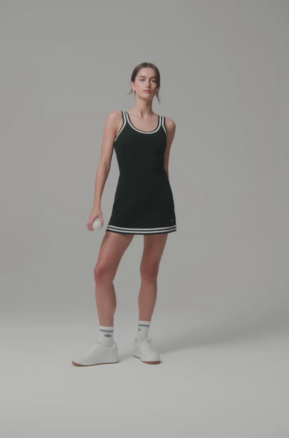 Vestido Alo Yoga Tennis Club Sweater Knit Mujer Blancos | Mexico  IYZ-514903