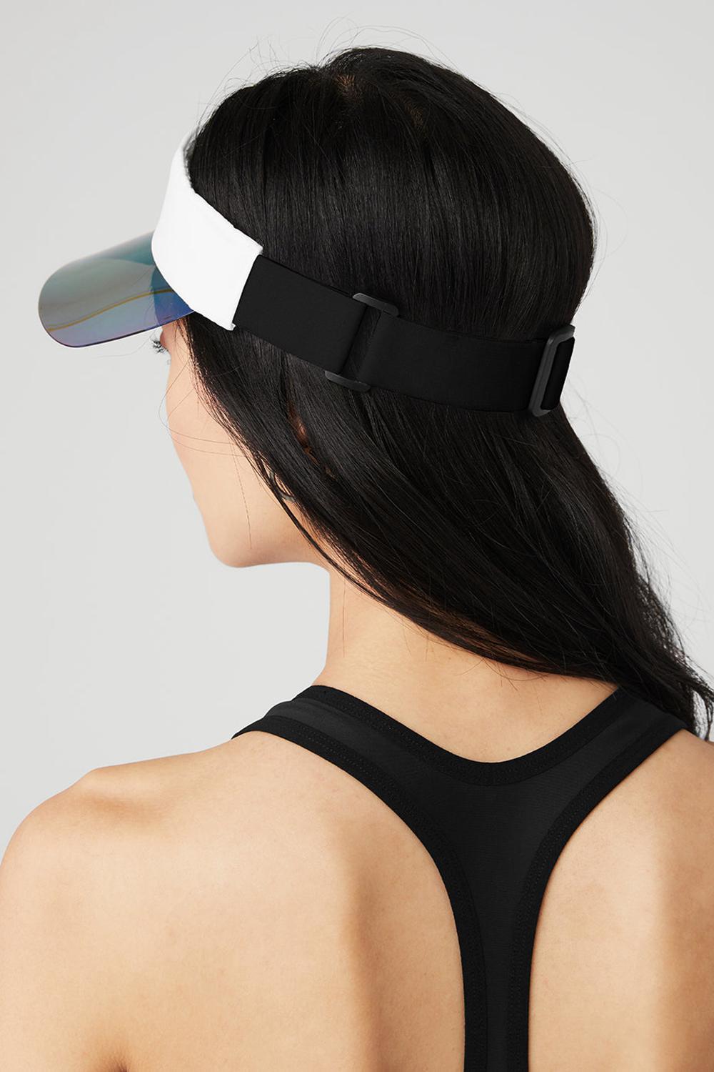 Visor Alo Yoga Airlift Solar Mujer Blancos | Mexico  CQJ-091735