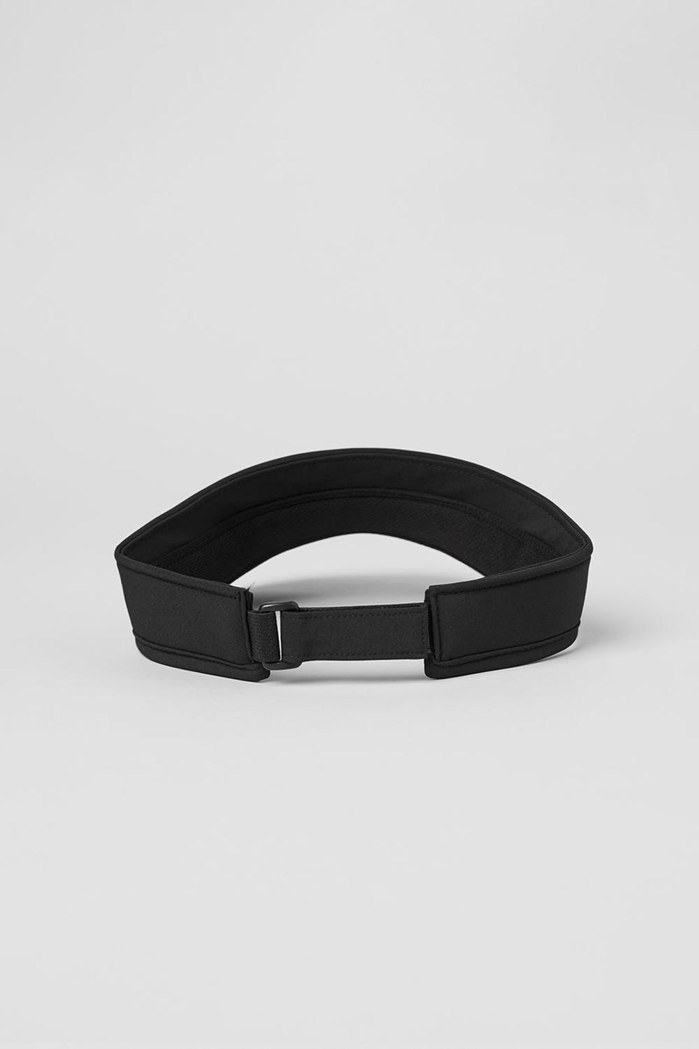 Visor Alo Yoga Performance Eclipse Hombre Negros | Mexico  ACQ-964081