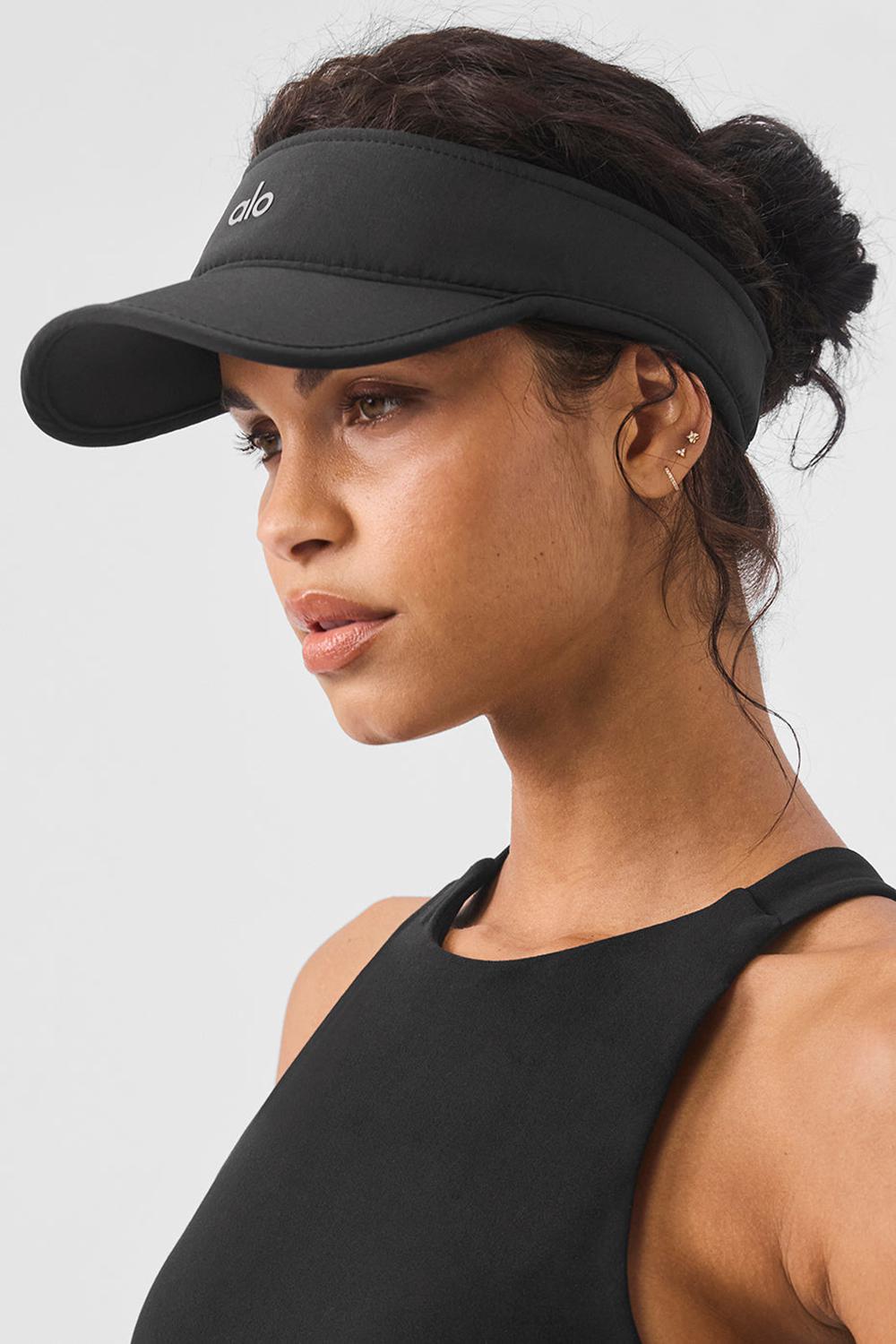 Visor Alo Yoga Performance Eclipse Hombre Negros | Mexico  ACQ-964081
