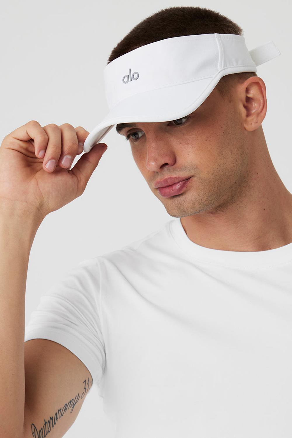 Visor Alo Yoga Performance Eclipse Mujer Blancos | Mexico  VTC-125340