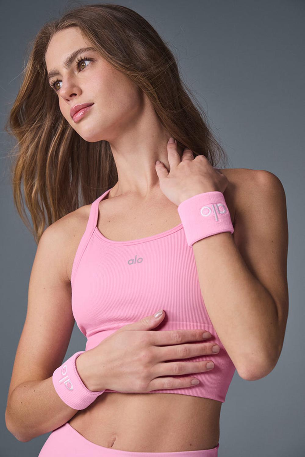 Wristband Alo Yoga Glow (2-Pack) Hombre Rosas Blancos | Mexico  OIG-543790